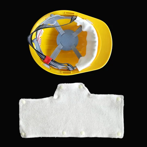Miniatura 29 de NAEE Banda transpirable púrpura para casco duro Lavable Terciopelo Algodón Banda para casco duro abrochable (3, Púrpura)