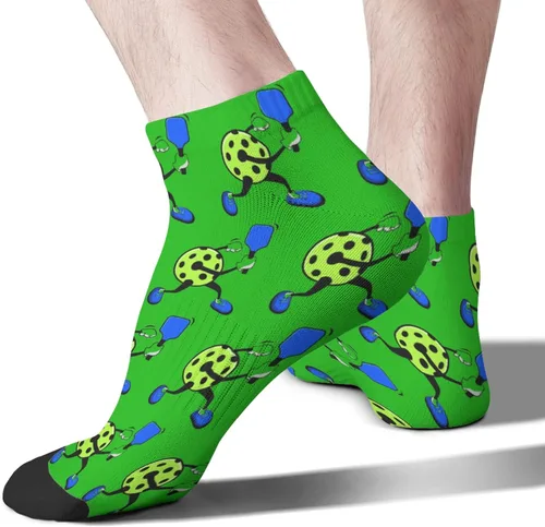 Miniatura 2 de devor Mens No Show Socks Low Cut Socks Men Hidden Sock Fashion PICKLEBALL Socks