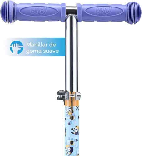 Miniatura 4 de Self Balancing Kick Scooter with Light Up Wheels, Extra Wide Deck, 3 Wheel Platform, Foot Activated Brake, 75 lbs Limit, Kids & Toddlers Girls or
