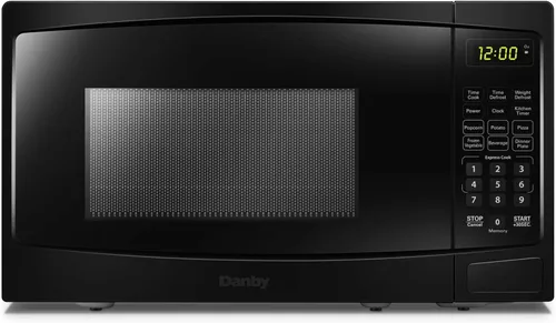 Miniatura 9 de Danby DBMW1120BWW - Microondas para encimera de 1.1 pies cúbicos en blanco, 1000 vatios, microondas de tamaño familiar con puerta de botón