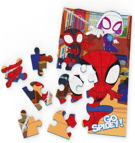 Miniatura 2 de Spin Master Games, Marvel Spidey and His Amazing Friends - Rompecabezas de espuma esponjosa, 25 piezas, juguetes de Spiderman, para edades de 4 años