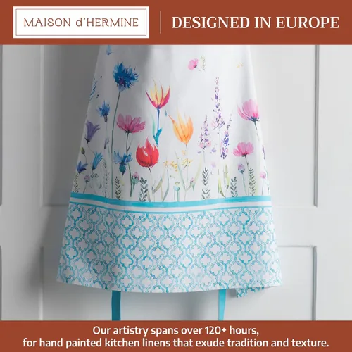 Miniatura 2 de Maison d' Hermine Delantal 100% de algodón para mujeres con bolsillo de cocina delantal de chef para hombres para cocinar primavera verano 068