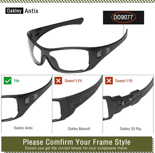 Miniatura 6 de OSharp Lentes de repuesto de rendimiento para gafas de sol Oakley Antix