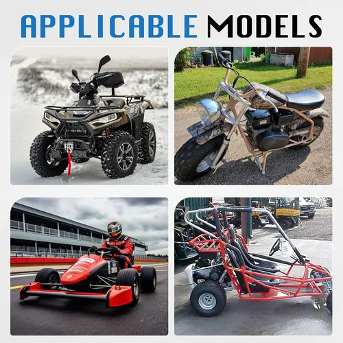 Miniatura 5 de Nuevo tambor de freno de 4 pulgadas Go Kart piezas para Go Kart Cart Car Mini Bike ATV reemplaza para Yerf-Dog Manco Rotary
