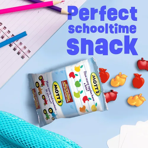Miniatura 7 de Mott's Snacks con sabor a frutas, huerto de manzana, sin gluten, 22