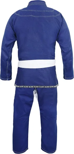 Miniatura 6 de Jiu Jitsu Gi BJJ Gi brasileño para hombre uniforme de Kimonos ligero preencogido con cinturón blanco