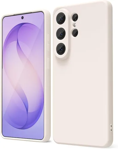 Miniatura 47 de oakxco Funda para teléfono Samsung Galaxy S21 Ultra con agarre de silicona líquida, bonita funda delgada y delgada de goma suave de TPU lisa