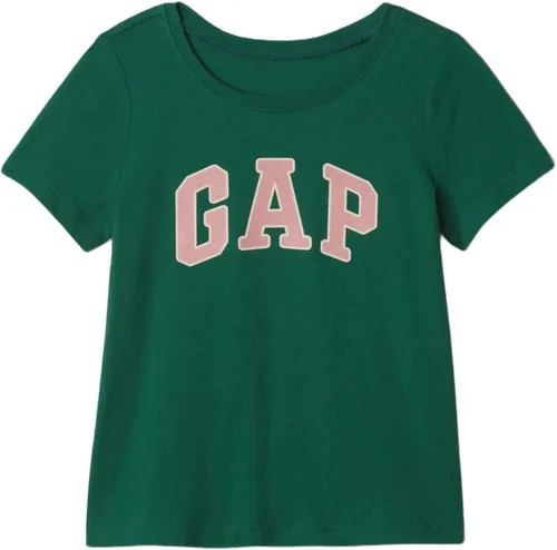 GAP Camiseta de manga corta con logotipo para bebé niña