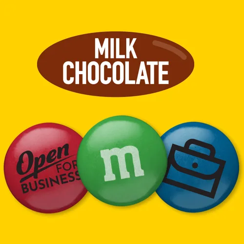 Miniatura 2 de M&M'S Caramelos de chocolate con leche prediseñados – 5 libras de caramelos a granel en paquete resellable para regalos de felicitación, logros