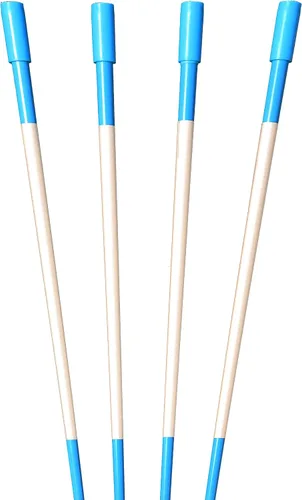 Miniatura 3 de Estacas de nieve, marcador de entrada, estacas de arado, 5/16 pulgadas de grosor x 4.5 y 6 pies de largo, estacas de fibra de vidrio de 20