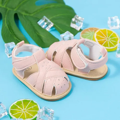Miniatura 5 de KIDSUN Sandalias para bebés, niñas y niños, suela de goma antideslizante, para verano, playa, al aire libre, zapatos para cuna