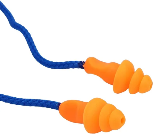 Miniatura 6 de ASHATA Auriculares Bluetooth con banda para el cuello, IPX5, a prueba de agua, 200 mAh, recargable, para taller de construcción (azul)