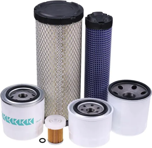 Solarhome Kit de filtro 84228488 N9025 254686A2 87803194 87418364 87418365 Compatible con retroexcavadoras CASE 590 Super M (590SM) con