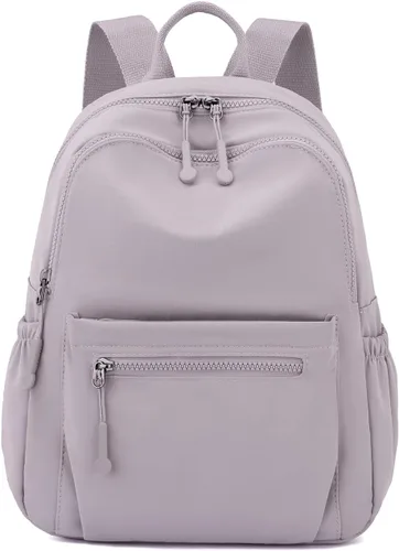 Miniatura 32 de Tanweibago Mini mochilas de nailon para mujer, mochilas pequeñas de 11L para mujer, mochila ligera casual para mujer, mochila de viaje de compras