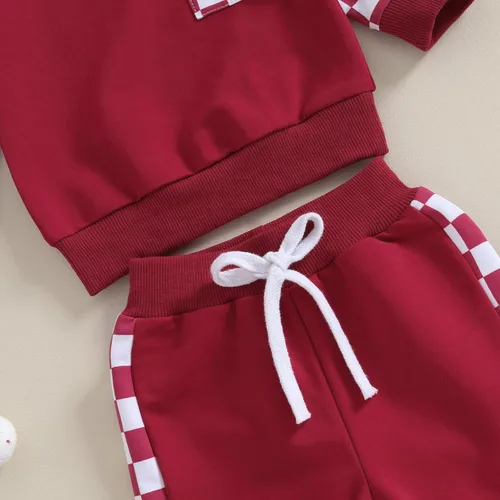 Miniatura 5 de BeQeuewll Ropa para bebé niña, trajes de otoño e invierno, sudadera de manga larga, sudadera y pantalones para niños pequeños
