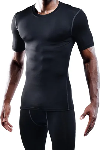 Miniatura 2 de NELEUS Paquete de 3 camisetas deportivas de compresión para hombre