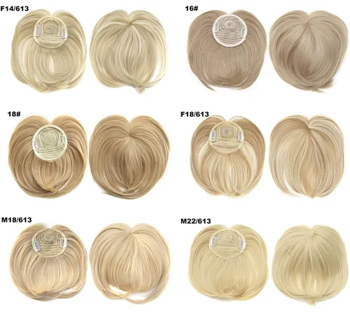 Miniatura 7 de Faringoto Extensiones de cabello con clip para mujer, color blanco amarillento