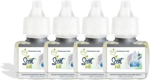 Miniatura 24 de Scent Fill Ambientador enchufable de pachulí de vainilla, 4 recambios de aceite perfumado