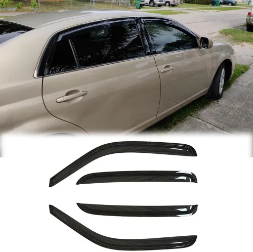 Miniatura 3 de Deflector de viento para ventana lateral impermeable 94043, 4 piezas de repuesto protector contra la lluvia, visera de ventana para Toyota Avalon