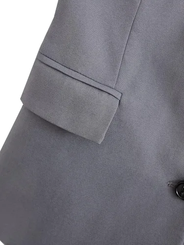 Miniatura 3 de Lerzykoy - Chaleco de traje sin tirantes para mujer, con botones frontales, chaleco formal con bolsillos