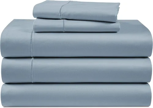 Miniatura 90 de Lane Linen Sábanas 100% de algodón egipcio, tamaño King, naturalmente transpirables y duraderas, cómodas para el invierno, ultra suaves, comodidad