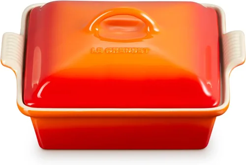 Miniatura 9 de Le Creuset Cacerola cuadrada cubierta de gres Heritage, 2.36L (9"), Sal Marina Sea Salt