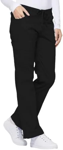 Miniatura 5 de Dickies - Pantalón cargo de tiro medio para mujer, con cordón, ropa quirúrgica