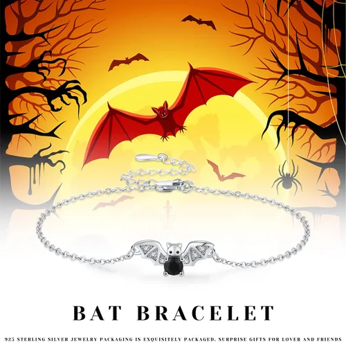 Miniatura 7 de JUSTKIDSTOY Pulsera para mujeres y niñas, plata de ley 925, joyería de animales lindos, regalo de cumpleaños para amantes de los animales