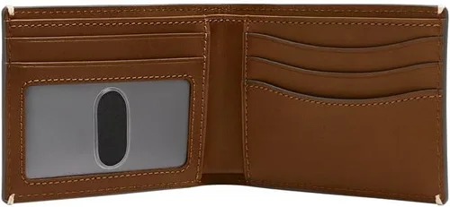 Miniatura 5 de Fossil Cartera Anderson de piel delgada y minimalista con bolsillo frontal plegable para hombre