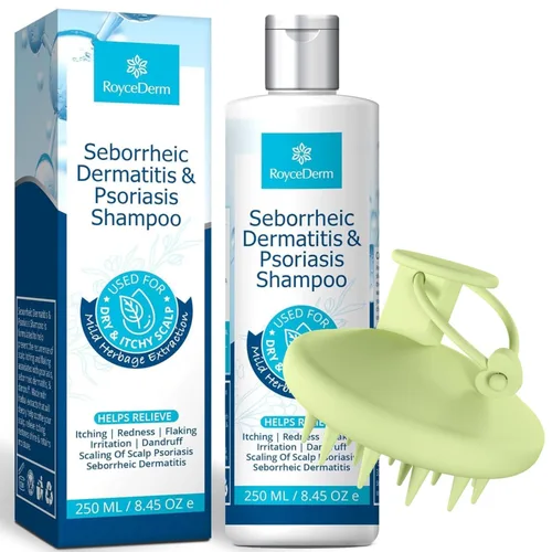 Miniatura 12 de Roycederm Acondicionador para Dermatitis Seborreica y Psoriasis: Tratamiento del Cuero Cabelludo para Foliculits, Psoriasis, Cuero Cabelludo Seco