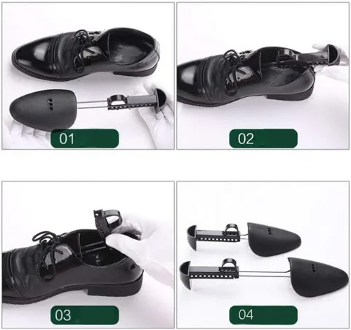 Miniatura 7 de ECHODONE 5 pares prácticos de longitud ajustable para hombre, zapato, árbol, zapato, soporte moldeador
