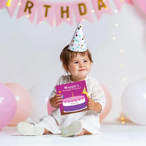 Miniatura 9 de El primer cumpleaños del bebé para niñas - Historia infantil personalizada - I See Me!