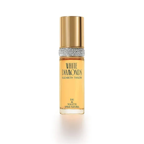 Elizabeth Taylor White Diamonds Perfume para Mujeres, Fragancia Floral de Larga Duración, Eau de Toilette EDT en Aerosol, Regalo Pequeño para