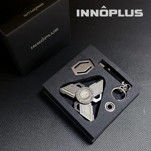 Miniatura 6 de INNÔPLUS Fidget Spinner, Fidget Spinners Cool, Fidget Spinners para adultos, juguete para aliviar el estrés, la ansiedad y el TDAH, Fidget Light Up
