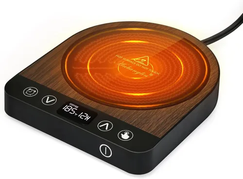 Miniatura 11 de Calentador de taza de café, calentador inteligente de tazas para escritorio, 3 controles de temperatura y apagado automático, calentador eléctrico