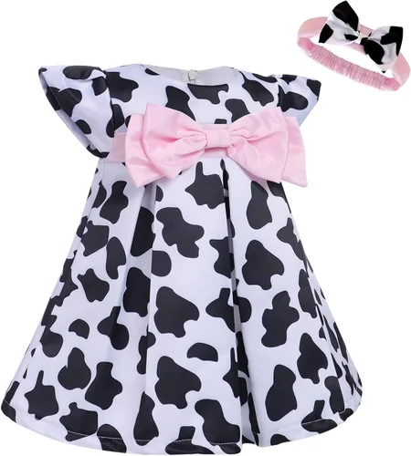 Miniatura 7 de Vestido floral de satén para niñas recién nacidas, vestido de fiesta de princesa, lazo de cumpleaños, comunión, bautismo, para sesión de fotos