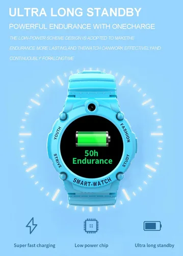 Miniatura 7 de PTHTECHUS Reloj inteligente 4G para niños, reloj inteligente con WiFi, diario, mensajes de voz y videollamadas, ubicación GPS, SOS, cámara