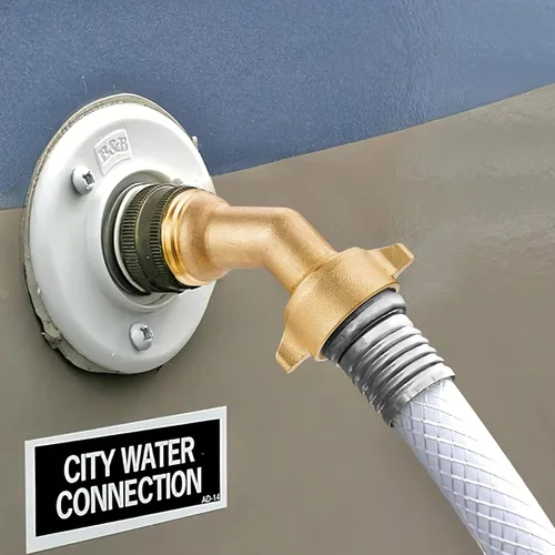 Miniatura 5 de Voltorb Codo de manguera de jardín, conector de manguera de jardín de 135 grados, accesorios de latón macizo con junta tórica para entrada de agua
