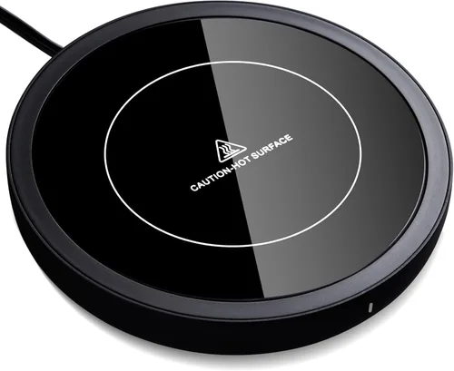 Miniatura 13 de Calentador de tazas con apagado automático de 4 horas, 3 ajustes de temperatura, calentador eléctrico rectangular negro esmerilado, panel de vidrio