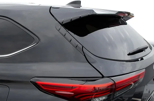 Miniatura 4 de Accesorios exteriores de automóvil, alerón de ventana trasera, cubierta de ala lateral, ajuste para Toyota Highlander 2021-2023 2024 2025 ABS 4