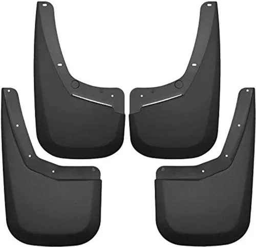 Miniatura 3 de Husky Liners - Protectores de barro delanteros y traseros Chevrolet Silverado 1500 2007-2013, Chevrolet Silverado 2500/3500 2007-2014 con ruedas