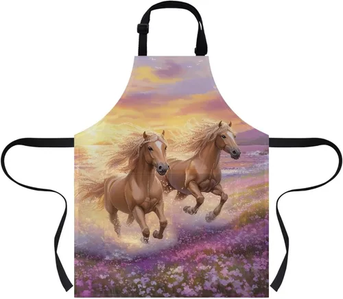 Miniatura 46 de doginthehole Delantal para niños con bolsillo para niños y niñas, delantales de chef ajustables con 2 bolsillos para cocinar, pintar