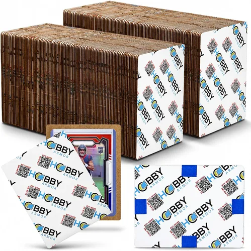 Miniatura 8 de Hobby Armor - Paquete de 100 protectores de envío de tarjetas coleccionables de 3.5 x 4.5 pulgadas con esquinas redondeadas, protector de tarjetas