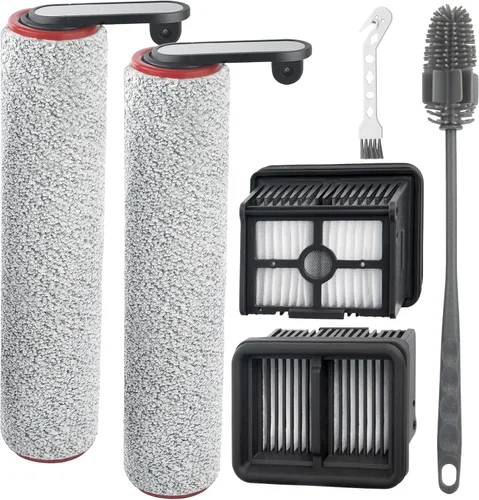 Miniatura 10 de Rodillos de cepillo F25 y filtro HEPA para aspiradora inalámbrica en seco y húmedo Roborock F25/F25 ACE/F25 ALT/F25 LT/F25 RT/F25 GT, 3 rodillos