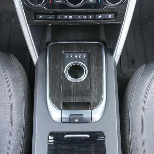 Miniatura 9 de YIWANG Cubierta de placa de cambio de engranajes de plástico ABS para Land Rover Discovery Sport 2015-2018 Accesorios de coche (negro cepillado)