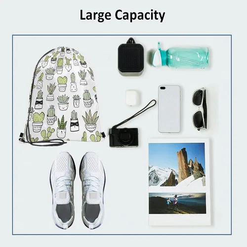 Miniatura 3 de Beabes Notas musicales Bolsas con cordón Mochila Bolsa de gimnasio Bolsa con cordón, Multi-a147, Mochilas de viaje