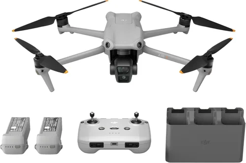 Miniatura 8 de Combo DJI Air 3 Fly More con DJI RC 2, dron con cámara 4K, cámaras principales duales, 3 baterías para tiempo de vuelo extendido, foto de 48MP