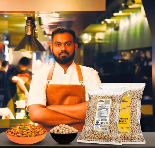 Miniatura 5 de Garbanzos Rani (Kabuli Chana) 128 onzas (8 libras) 3.63kg x paquete de 5 (total de 40 libras) a granel ~ Todo natural Vegano Sin gluten Sin