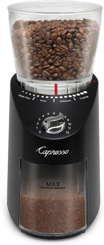 Miniatura 5 de Capresso Infinity Plus Molinillo de Fresas Cónicas, Negro