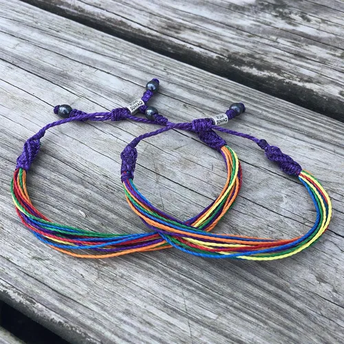 Miniatura 80 de Rumi Sumaq Pulsera de concientización para hombres, mujeres y niños – Pulsera de apoyo tejida ajustable anudada a mano – Pulsera de conciencia sutil